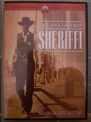 Sheriffi - High noon (Suomi-dvd, 1952) Gary Cooper