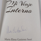 Maria Elena Gutierrez Sauri : Mi Viaje Interno (signeerattu) - pikkukuva 3