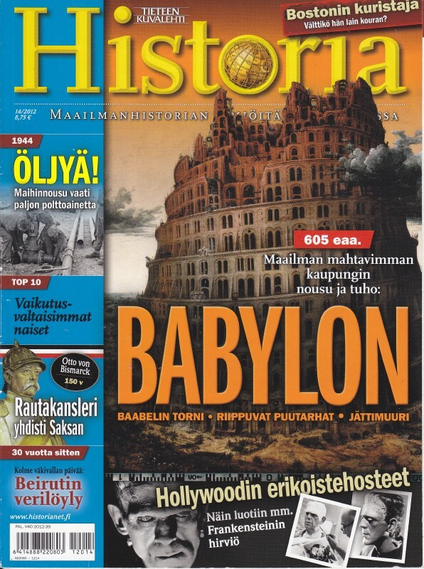 Tieteen Kuvalehti HISTORIA 14/2012 Babylon