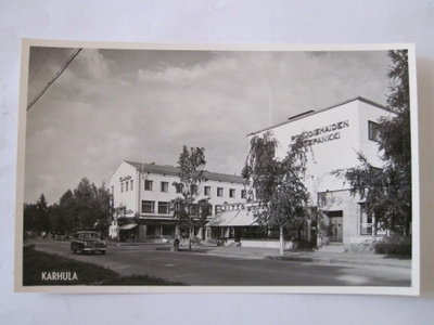VANHA Postikortti Karhula Kotka 1950-l Alkup.Mallikappale
