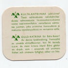 Kahvilappu KULTA_KATRIINA JUHLISSA ( VIHREÄ ) - pikkukuva 1