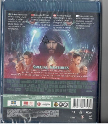 Morbius [uusi muovissa] blu-ray