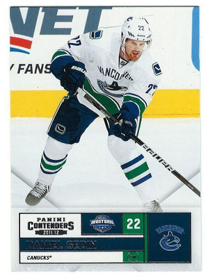 11-12 Panini Playoff Contenders #47 Daniel Sedin
