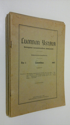 Luonnon ystävä vuosikerta 1907 (kolme numeroa puuttuu)