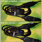USB-jatkokaapeli ON/OFF-kytkimellä / 1 metri #29959 - pikkukuva 3