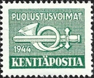 1944 KP 7 Pieni Vihreä Paperi P 2 ** LaPe KP 7 P2