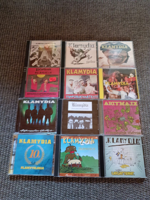 Klamydia:Cd- Paketti 11cd+cds.