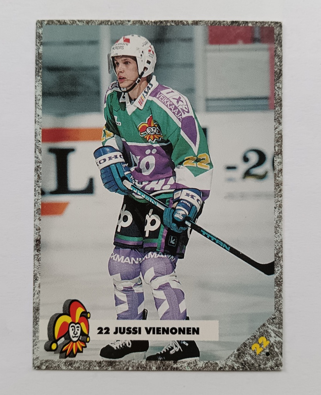 1993-94 Sisu #22 Jussi Vienonen COR