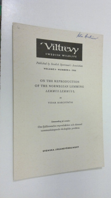 Vidar Marcström : On the reproduction of the norwegian le...