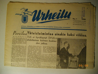 Urheilu lehti Nro 1/1950 (28.10)