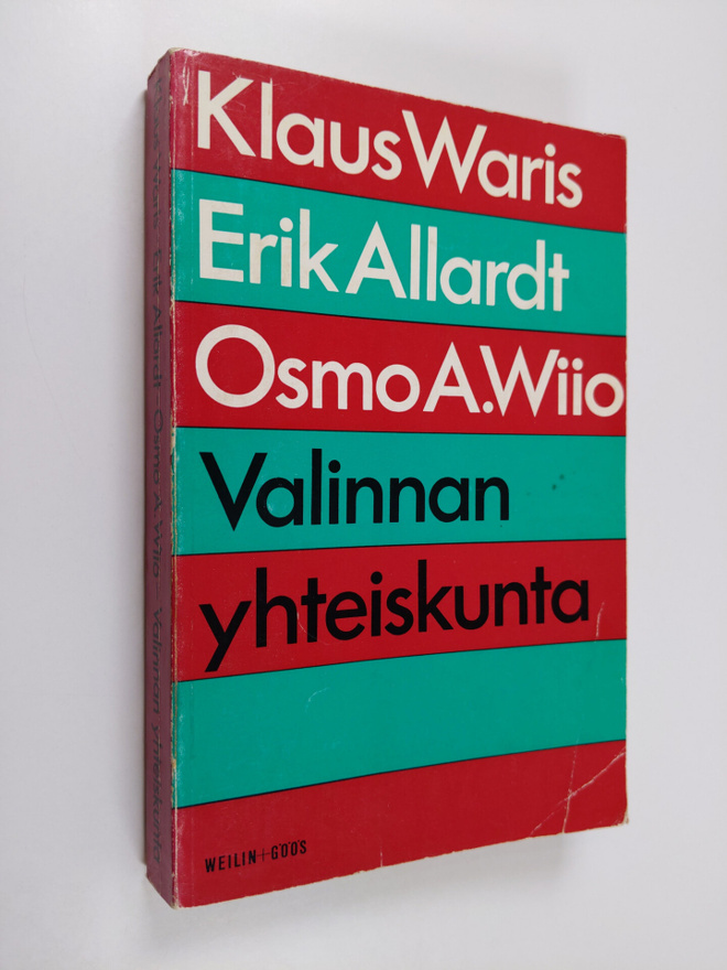 Klaus Waris : Valinnan yhteiskunta