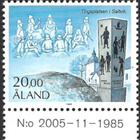 Ål 1986 Hist. sarja 20 mk välilöpari numero / ** LaPe 018 - pikkukuva 1