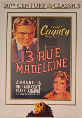 *UUSI* 13 RUE MADELEINE DVD