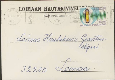 Ahvenanmaa 1977 kirje Maarianhaminasta