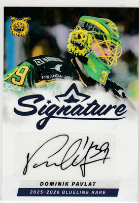 2025/26 Blueline Rare Silver Signature Pavlat , Ilves / 20