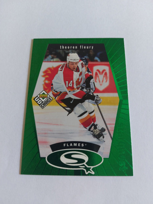 1998-99 UD Choice StarQuest Green #SQ13 Theo Fleury