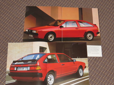 1983 VW Scirocco esite - KUIN UUSI - 20 sivua
