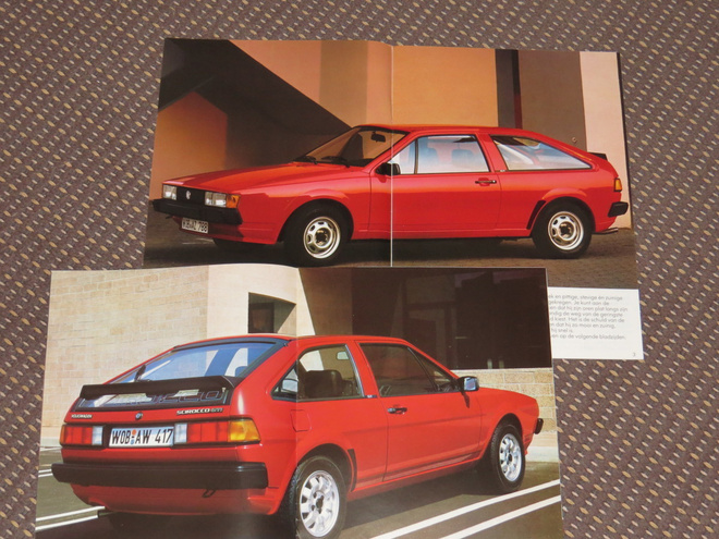 1983 VW Scirocco esite - KUIN UUSI - 20 sivua
