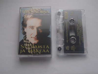 RIKI SORSA - SUOLAISTA JA MAKEAA c-kasetti ( Hyvä kunto )