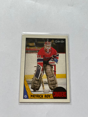 1987-88 O-Pee-Chee Patrick Roy #163