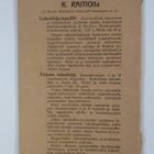 K. Raitio : Hiljaisia kieliharjoituksia :; "Kieliopin alk... - pikkukuva 2