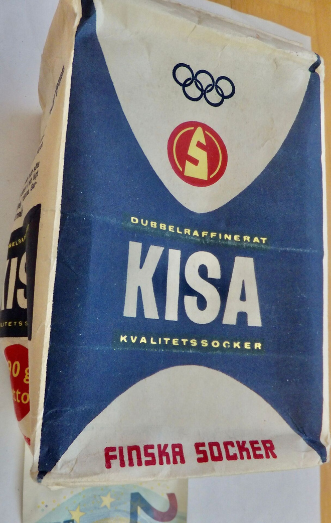VANHA Paketti Kisa Sokeri Olympia 1952