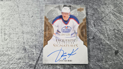Jari Kurri 2016-17 Exquisite Signatures