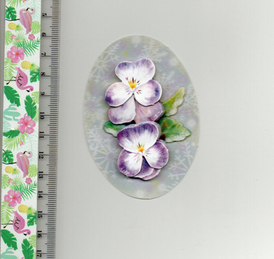 3D KORTTIKUVA °°~LIILAT ORVOKIT~°° / (25)