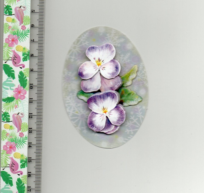 3D KORTTIKUVA °°~Liilat Orvokit~°° / (25)