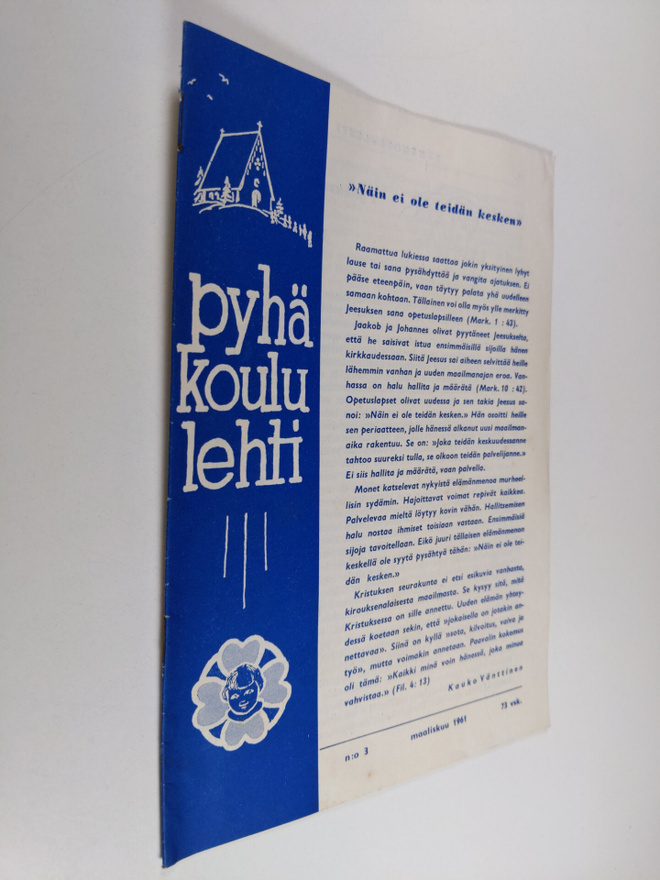 T. J. Vauramo : Pyhäkoululehti 3/1961