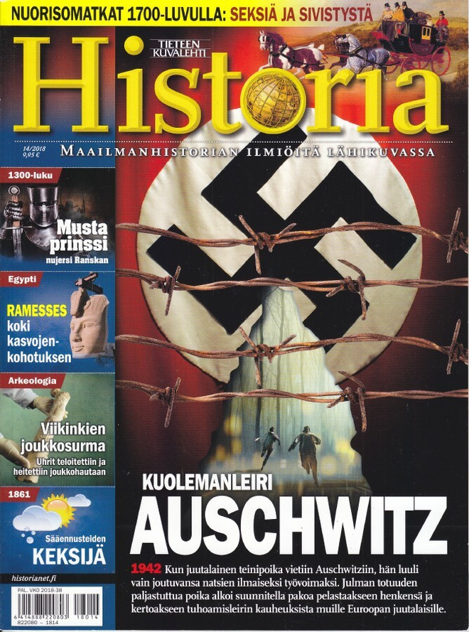 Tieteen Kuvalehti HISTORIA 14/2018 Kuolemanleiri Auschwitz