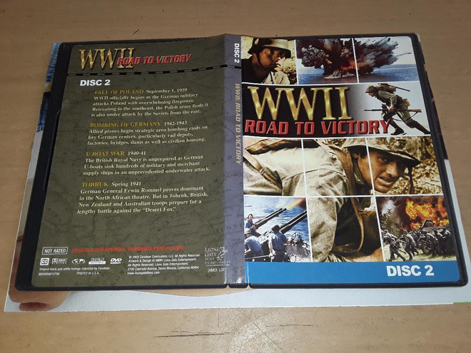 WWII - Road to Victory Disc 2 - US Region 1 DVD (Lions Gate)