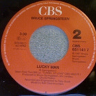 BRUCE SPRINGSTEEN::BRILLIANT DISGUISE / LUCKY MAN:VINYYLI 7" - pikkukuva 4