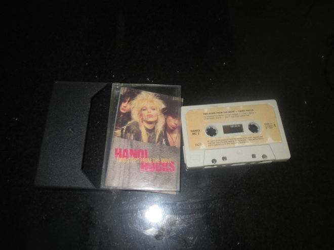 Hanoi Rocks two steps from the move