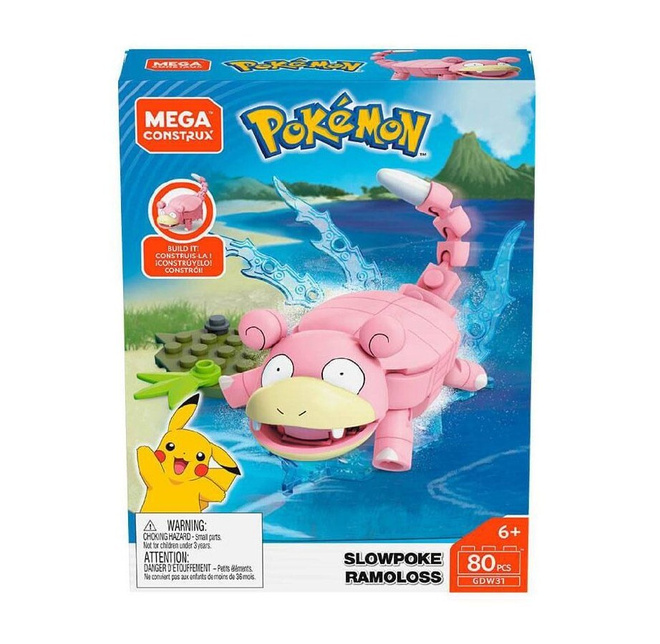 POKEMON Palikkasetti Slowpoke, UUSI