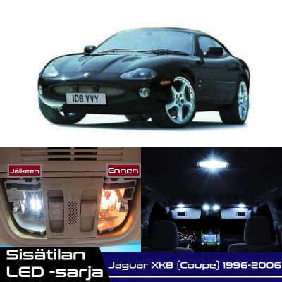 Jaguar XK8/XKR (Coupe) Sisätilan LED-sarja 14-os