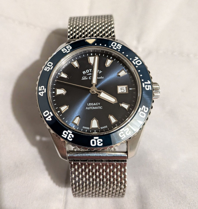 Rotary Les Originales Legacy Automatic Swiss Made rannekello