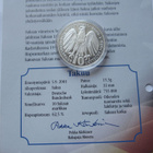 Saksa 10 markkaa 2001 hopeaa - pikkukuva 1