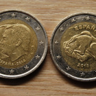 Espanja  ,2 Euro x 2 kpl., juhlakolikoita - pikkukuva 1