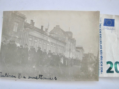 VANHA Valokuva Kotka Laiva Tiutinen II Onnettomuus 1924