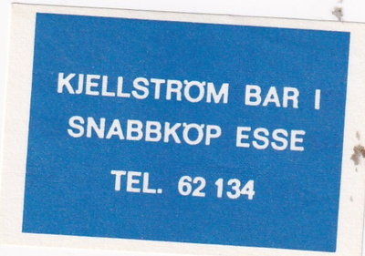 Kjellström, Bar 1. ESSE,   s84