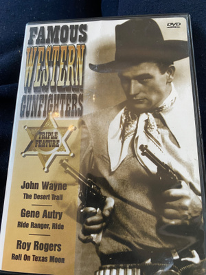 Famous Western Gunfighters - John Wayne, Roy Rogers, Autry