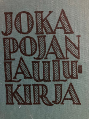 JOKA POJAN LAULUKIRJA