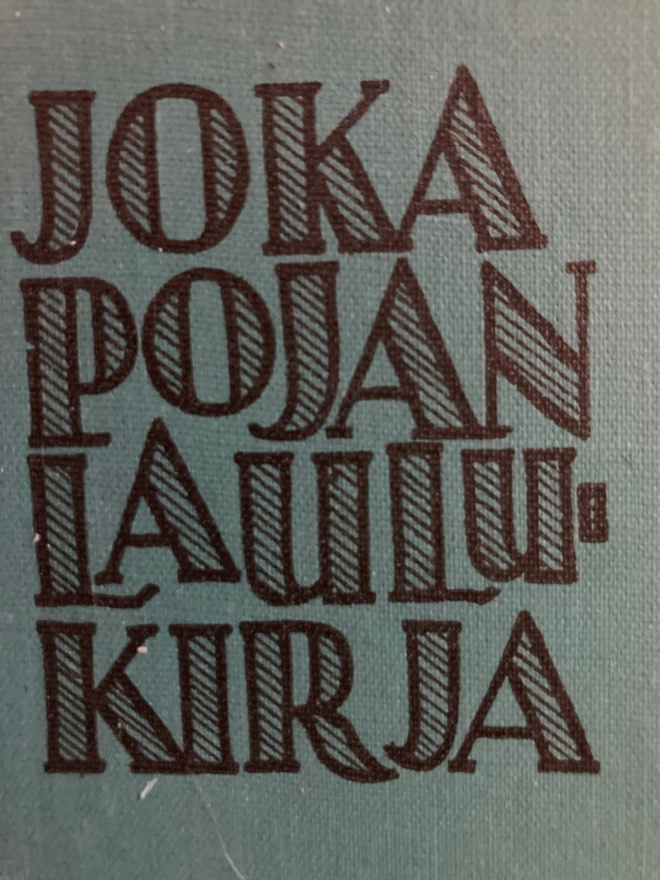 JOKA POJAN LAULUKIRJA