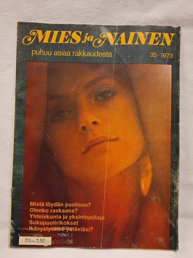 lehti Mies ja Nainen 35 1973 puhuu asiaa rakkaudesta