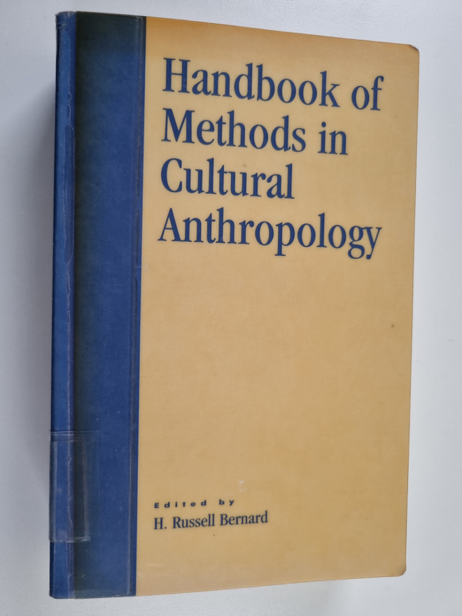 Harvey Russell Bernard : Handbook of Methods in Cultural ...