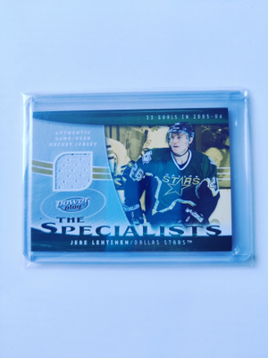 Jere Lehtinen 03-04 UD PowerPlay The Specialists Jersey