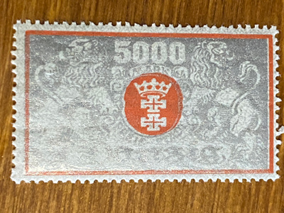 SAKSA DANZIG 1923 MERKKI**