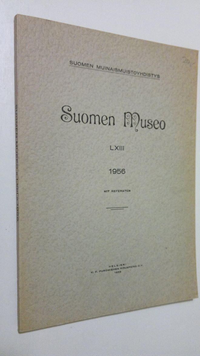 Suomen museo LXIII 1956