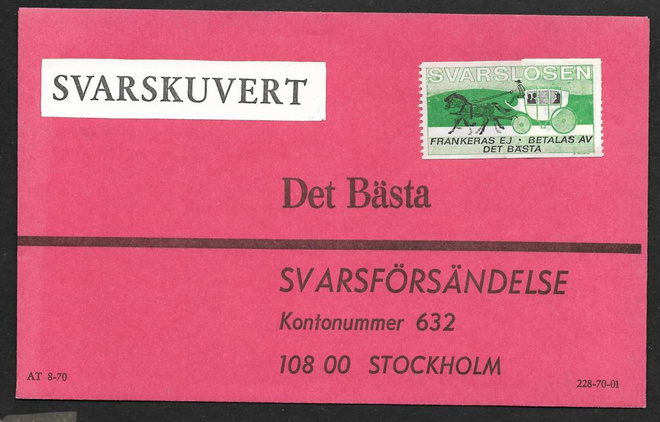 Ruotsi - Svarslösen merkki kuorella